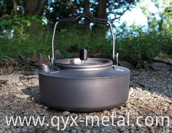titanium camping kettle